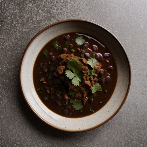 Spicy Black Bean and Pork Stew- Part 2 recipe image