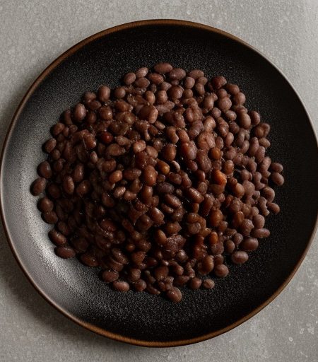 Spicy Black Beans With Onion and Bacon - Bon Appetit recipe image