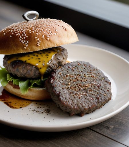 Spicy Blackened Burgers recipe image