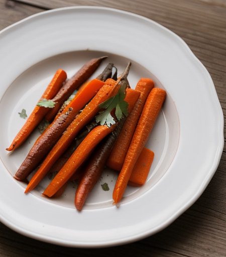 Spicy Braised Carrots recipe image