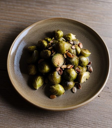 Spicy Brussel Sprouts With Almonds recipe image