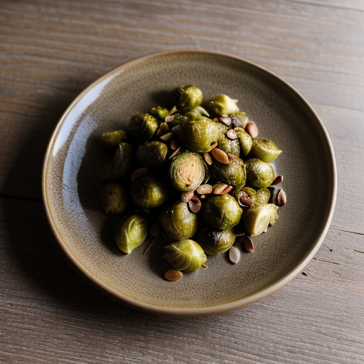 Spicy Brussel Sprouts With Almonds recipe image