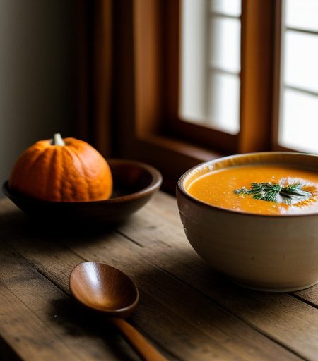 Spicy Butternut Squash Soup recipe image