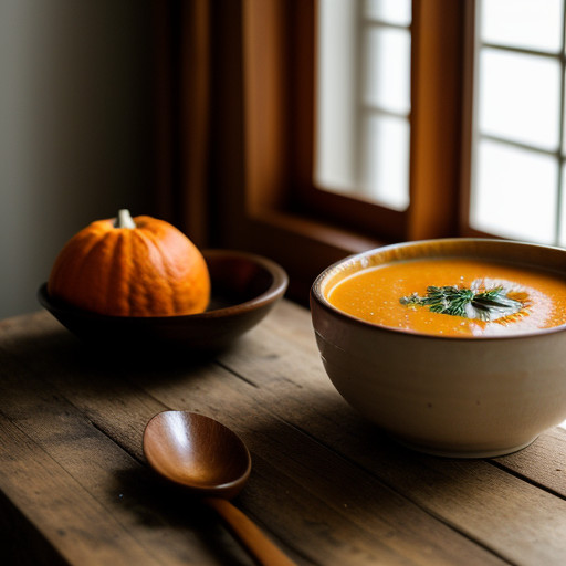 Spicy Butternut Squash Soup recipe image