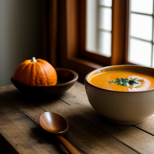 Spicy Butternut Squash Soup recipe image