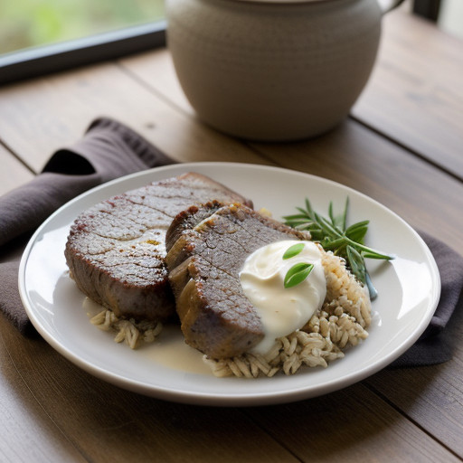 Spicy Cajun Pork (Rice recipe image