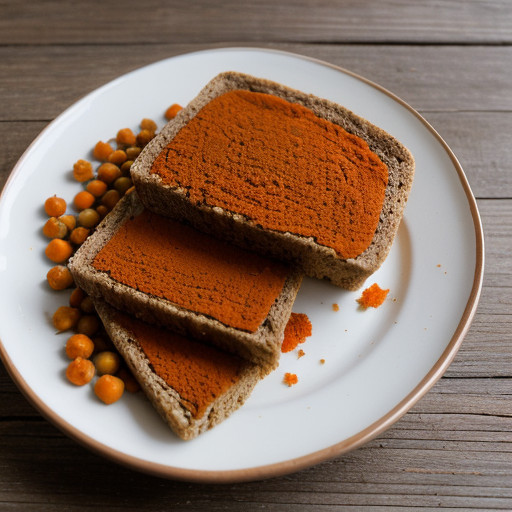 Spicy Chick Pea Carrot & Hazelnut Spread. recipe image