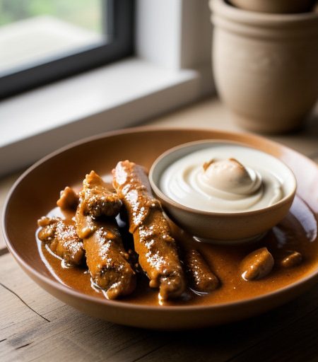Spicy Chinese Chicken in Peanut Sauce recipe image