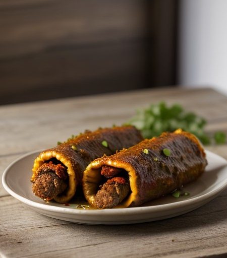 Spicy Chorizo Rellenos recipe image