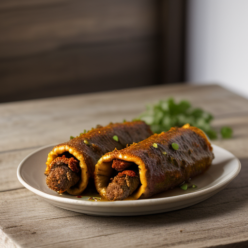Spicy Chorizo Rellenos recipe image