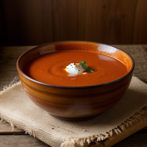 Spicy Clear Tomato Soup recipe image