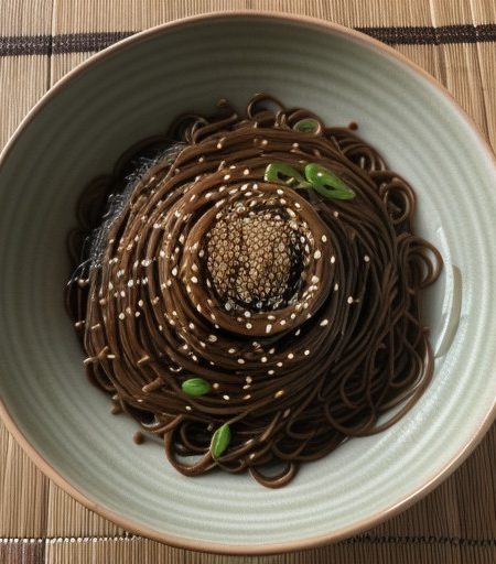 Spicy Cold Soba Noodles recipe image