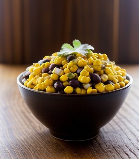 Spicy Corn and Black Bean Salad recipe image
