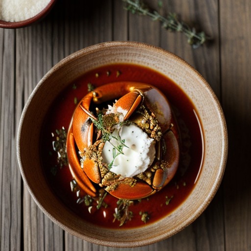 Spicy Crab and Wine Sauce - Great Chefs recipe image