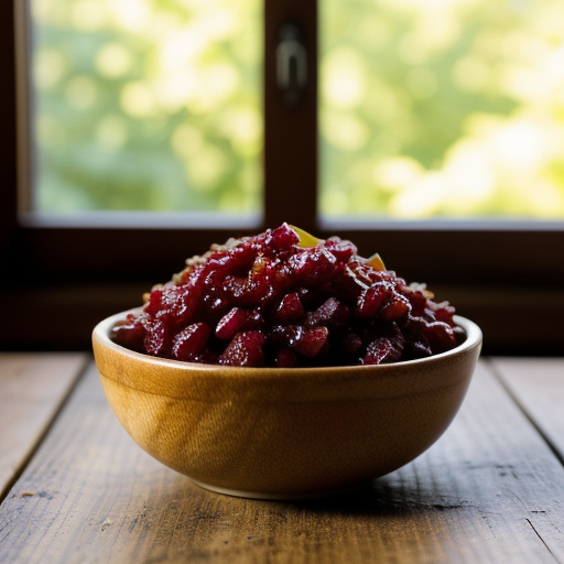 Spicy Cranberry-Pear Relish recipe image