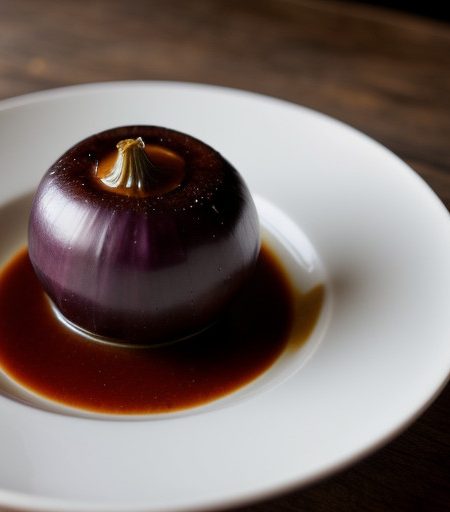 Spicy Eggplant in Ginger-Tamarind Sauce (Masa recipe image