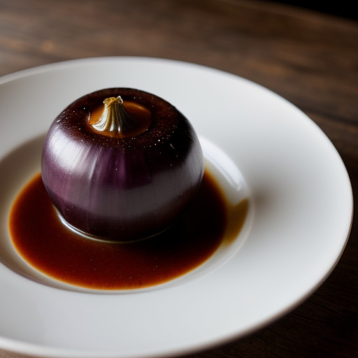 Spicy Eggplant in Ginger-Tamarind Sauce (Masa recipe image