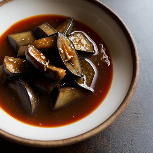 Spicy Eggplant in Ginger-Tamarind Sauce (Masala Vangi recipe image