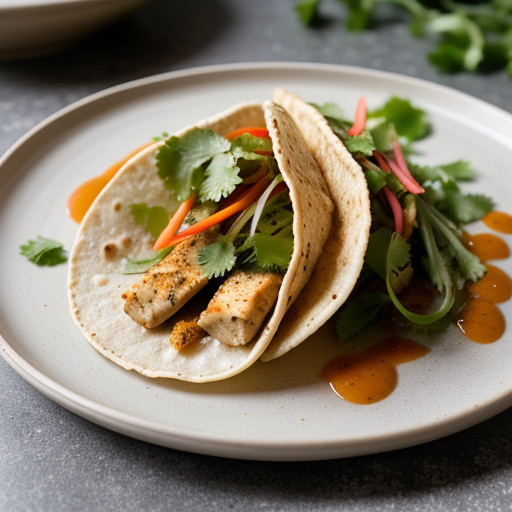 Spicy Flaked Fish Taco (Aicr recipe image
