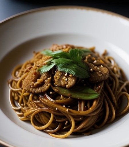 Spicy Fried Noodles (Mi Xao Gia Vi recipe image