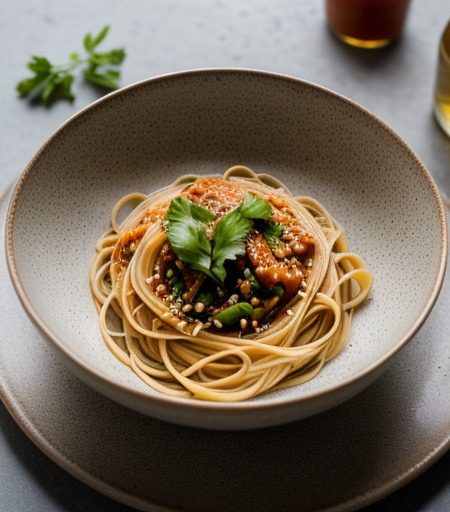 Spicy Ginger Sauce (For Pasta recipe image