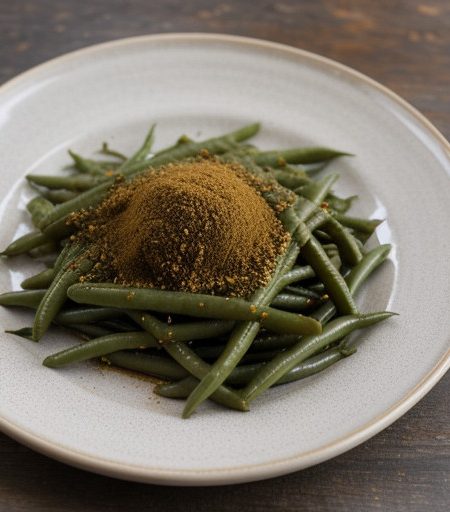 Spicy Green Beans (Masaledar Sem recipe image