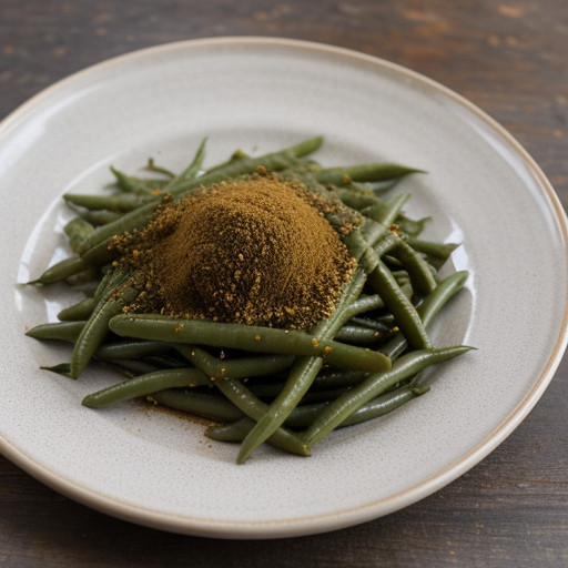 Spicy Green Beans (Masaledar Sem recipe image