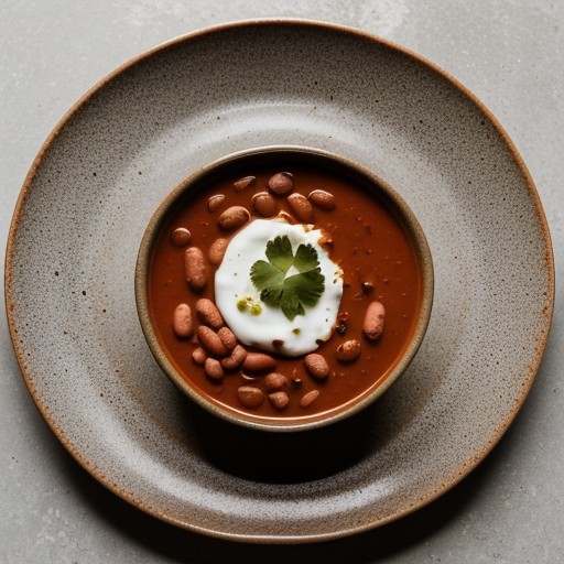 Spicy-Hot Chilled Bean Gazpacho recipe image