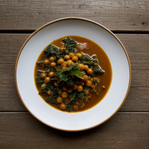 Spicy Kale & Chick-Pea Stew recipe image