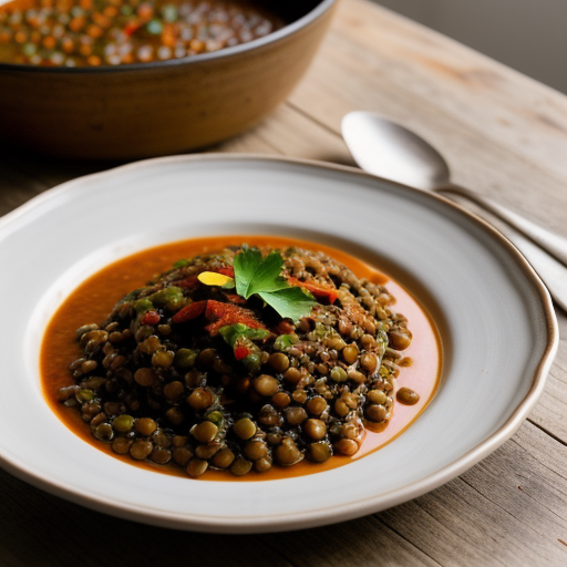 Spicy Lentil Stew (Yemiser W'et recipe image