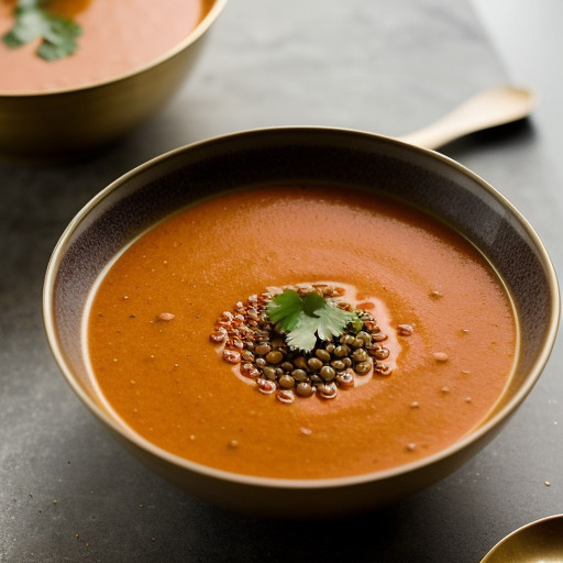 Spicy Lentil & Tomato Soup recipe image