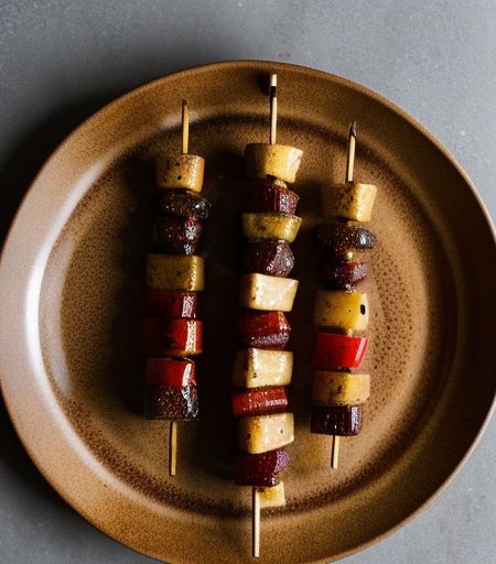 Spicy Maple Fruit Kabobs recipe image