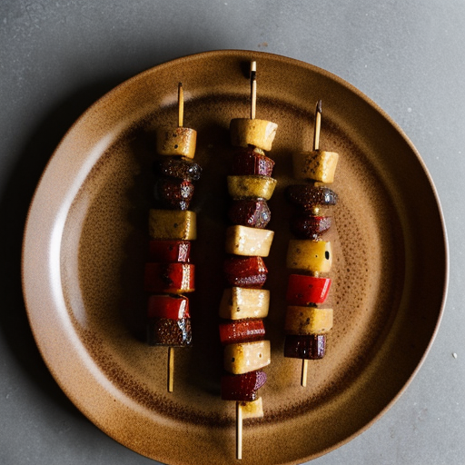 Spicy Maple Fruit Kabobs recipe image