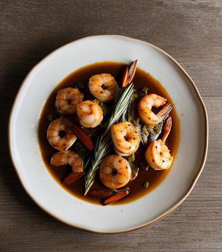 Spicy Marinated Shrimp & Garlic recipe image