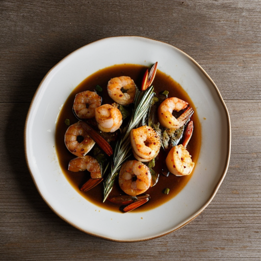 Spicy Marinated Shrimp & Garlic recipe image