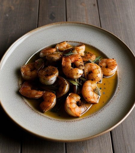 Spicy Marinated Shrimp and Garlic recipe image