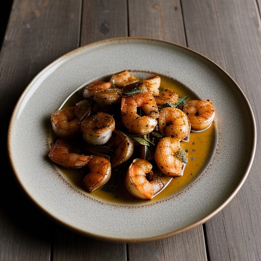 Spicy Marinated Shrimp and Garlic recipe image