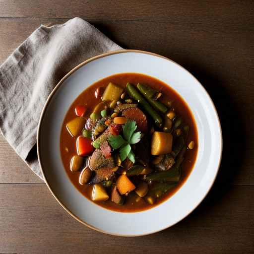 Spicy Mixed Vegetable Stew (Yetakelt W'et recipe image
