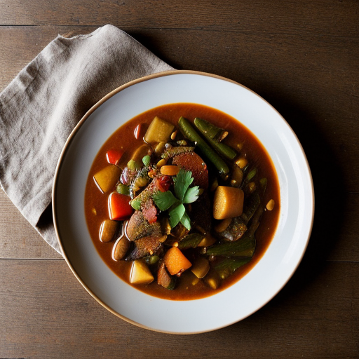 Spicy Mixed Vegetable Stew (Yetakelt W'et recipe image