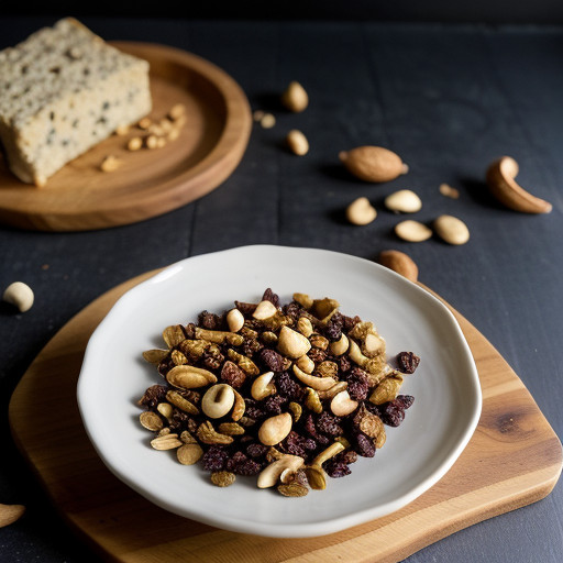 Spicy Nut and Raisin Mix recipe image