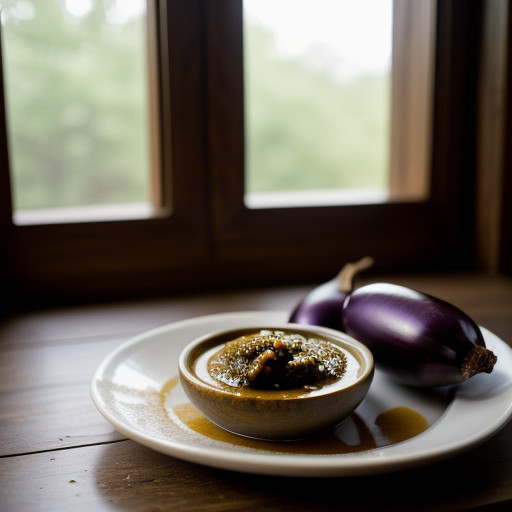 Spicy Onion and Eggplant Chutney recipe image