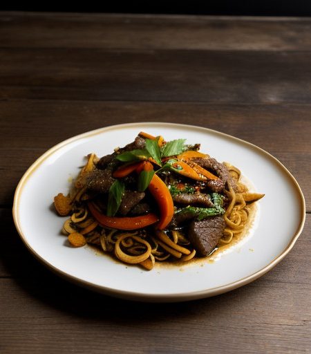 Spicy Orange Beef Stir Fry recipe image