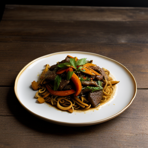 Spicy Orange Beef Stir Fry recipe image