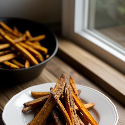 Spicy Oven Baked Sweet Potato "Fries" recipe image