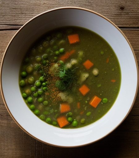 Spicy Pea Soup recipe image
