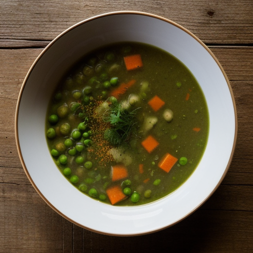 Spicy Pea Soup recipe image