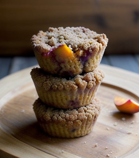 Spicy Peach Crumble recipe image