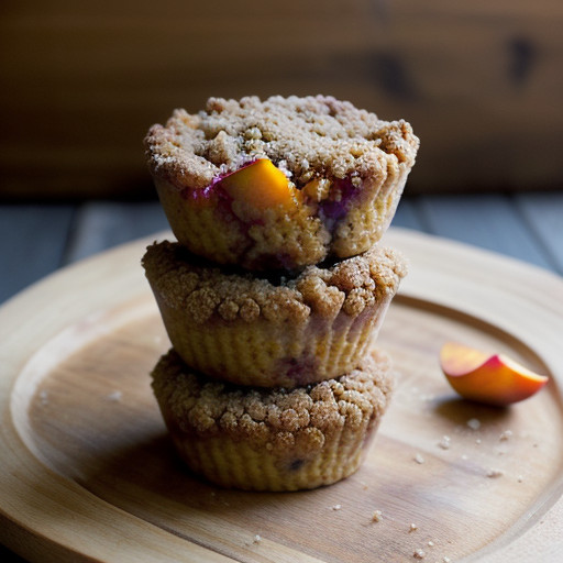 Spicy Peach Crumble recipe image