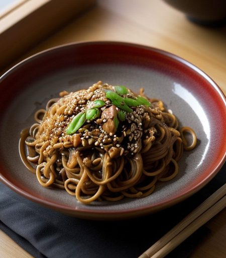 Spicy Peanut Noodles recipe image