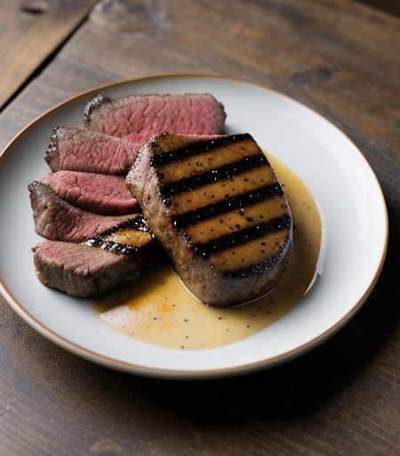 Spicy Peppered Steaks recipe image